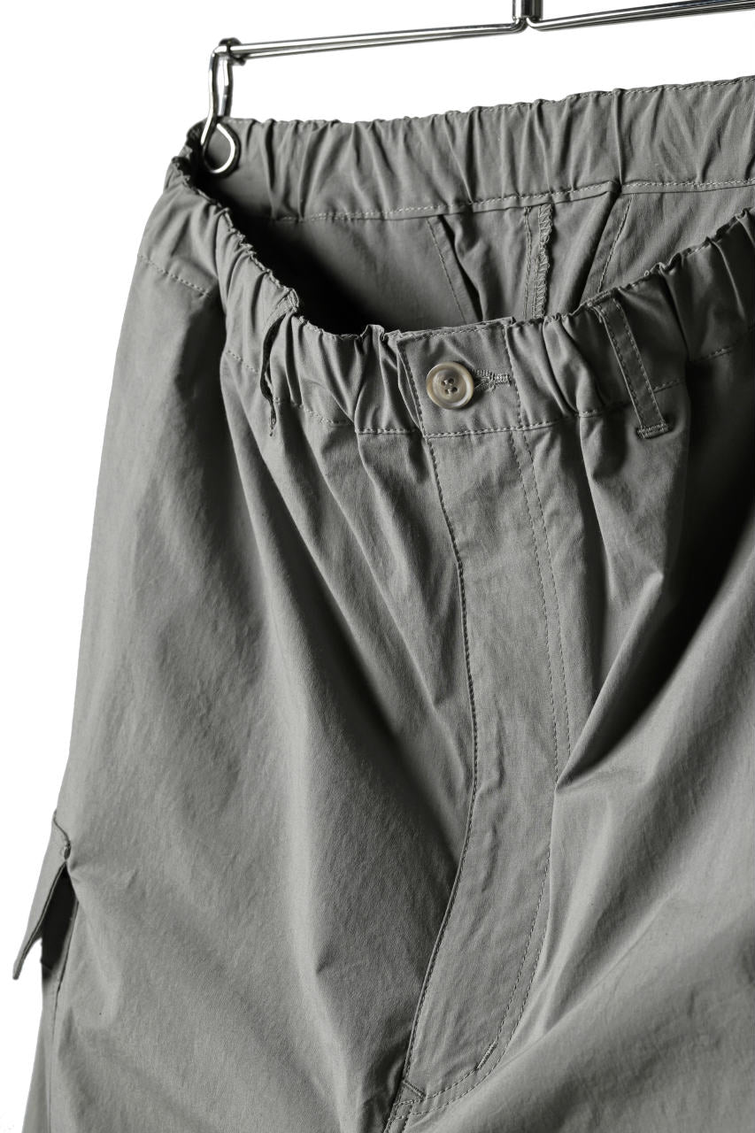 画像をギャラリービューアに読み込む, ISAMU KATAYAMA BACKLASH LOWCROTCH FIELD PANTS / STRETCH TYPEWRITER CLOTH (KHAKI)
