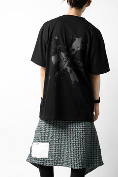 画像をギャラリービューアに読み込む, DEFORMATER.® VANISHED PRINT "SPLASH" T-SHIRT (BLACK)