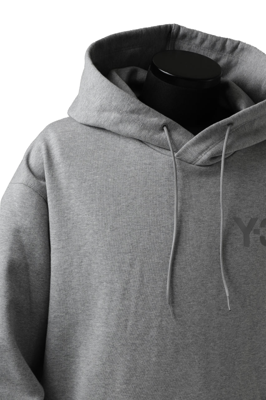 画像をギャラリービューアに読み込む, Y-3 Yohji Yamamoto CLASSIC CHEST LOGO HOODIE PARKA / FRENCH TERRY (GREY)