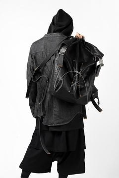 画像をギャラリービューアに読み込む, ierib roll top ruck sack #2 / FVT Oiled Horse (BLACK)