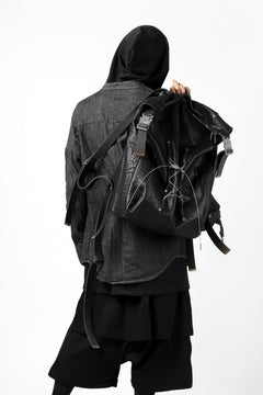 画像をギャラリービューアに読み込む, ierib roll top ruck sack #2 / FVT Oiled Horse (BLACK)