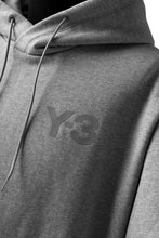 画像をギャラリービューアに読み込む, Y-3 Yohji Yamamoto CLASSIC CHEST LOGO HOODIE PARKA / FRENCH TERRY (GREY)