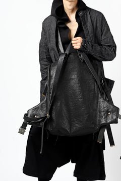 画像をギャラリービューアに読み込む, ierib roll top ruck sack #2 / FVT Oiled Horse (BLACK)