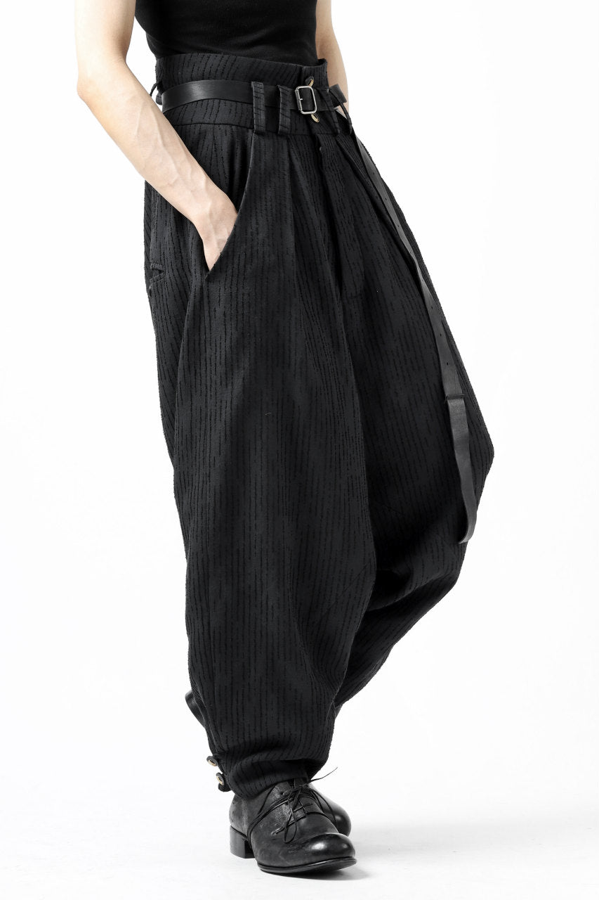 画像をギャラリービューアに読み込む, SOSNOVSKA exclusive CLOWN STYLE PANTS (BLACK STRIPE)