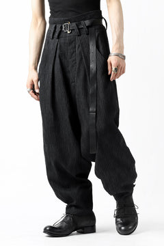 画像をギャラリービューアに読み込む, SOSNOVSKA exclusive CLOWN STYLE PANTS (BLACK STRIPE)