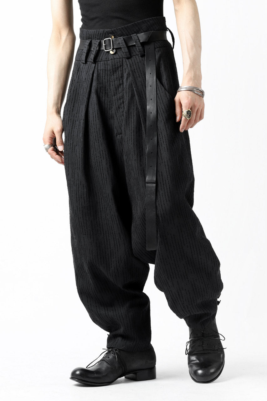 画像をギャラリービューアに読み込む, SOSNOVSKA exclusive CLOWN STYLE PANTS (BLACK STRIPE)
