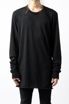画像をギャラリービューアに読み込む, 11 BY BORIS BIDJAN SABERI LONG SLEEVE "LS1B-F-1101" (BLACK DYE)