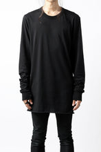 画像をギャラリービューアに読み込む, 11 BY BORIS BIDJAN SABERI LONG SLEEVE "LS1B-F-1101" (BLACK DYE)