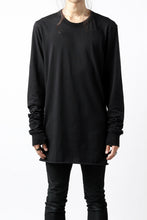 画像をギャラリービューアに読み込む, 11 BY BORIS BIDJAN SABERI LONG SLEEVE "LS1B-F-1101" (BLACK DYE)