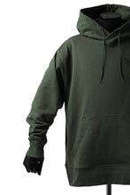 画像をギャラリービューアに読み込む, Y-3 Yohji Yamamoto CLASSIC CHEST LOGO HOODIE PARKA / FRENCH TERRY (GREEN)