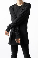 画像をギャラリービューアに読み込む, 11 BY BORIS BIDJAN SABERI LONG SLEEVE "LS1B-F-1101" (BLACK DYE)