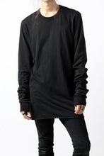 画像をギャラリービューアに読み込む, 11 BY BORIS BIDJAN SABERI LONG SLEEVE "LS1B-F-1101" (BLACK DYE)