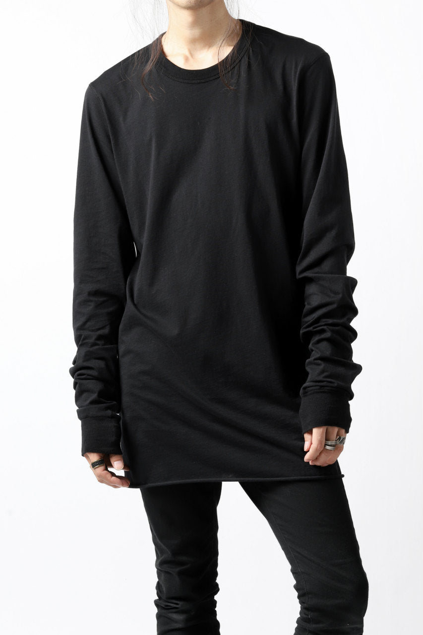 画像をギャラリービューアに読み込む, 11 BY BORIS BIDJAN SABERI LONG SLEEVE "LS1B-F-1101" (BLACK DYE)