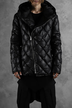 画像をギャラリービューアに読み込む, ISAMU KATAYAMA BACKLASH HOODED DOWN JACKET / KANGAROO + POLISH WHITE GOOSE (BLACK)