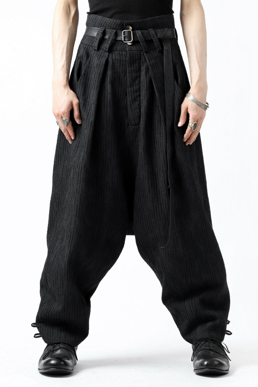 画像をギャラリービューアに読み込む, SOSNOVSKA exclusive CLOWN STYLE PANTS (BLACK STRIPE)
