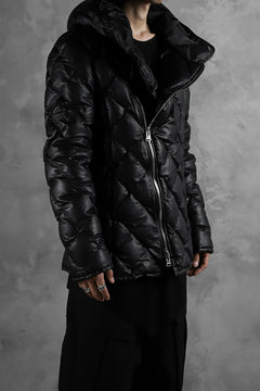 画像をギャラリービューアに読み込む, ISAMU KATAYAMA BACKLASH HOODED DOWN JACKET / KANGAROO + POLISH WHITE GOOSE (BLACK)