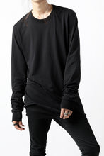 画像をギャラリービューアに読み込む, 11 BY BORIS BIDJAN SABERI LONG SLEEVE "LS1B-F-1101" (BLACK DYE)