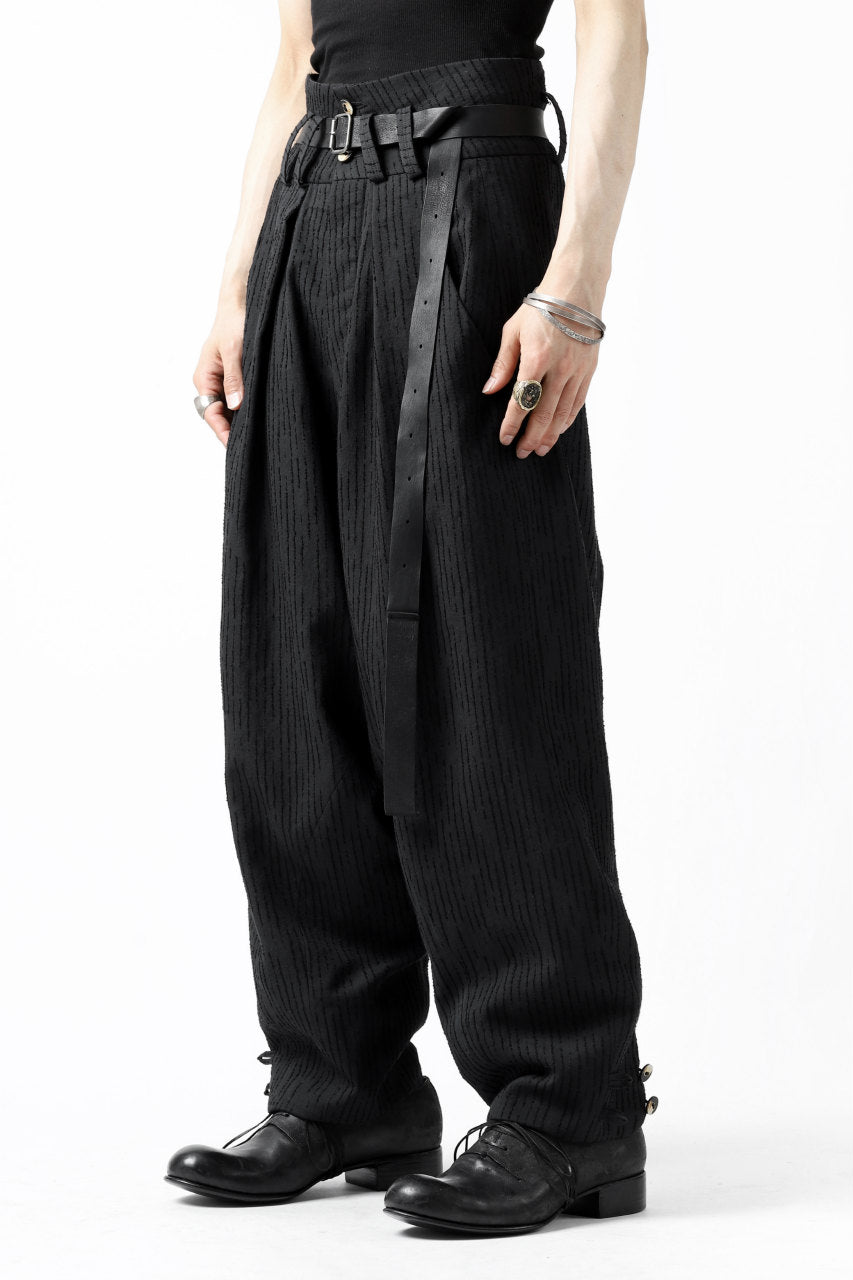 画像をギャラリービューアに読み込む, SOSNOVSKA exclusive CLOWN STYLE PANTS (BLACK STRIPE)