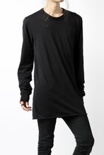 画像をギャラリービューアに読み込む, 11 BY BORIS BIDJAN SABERI LONG SLEEVE "LS1B-F-1101" (BLACK DYE)
