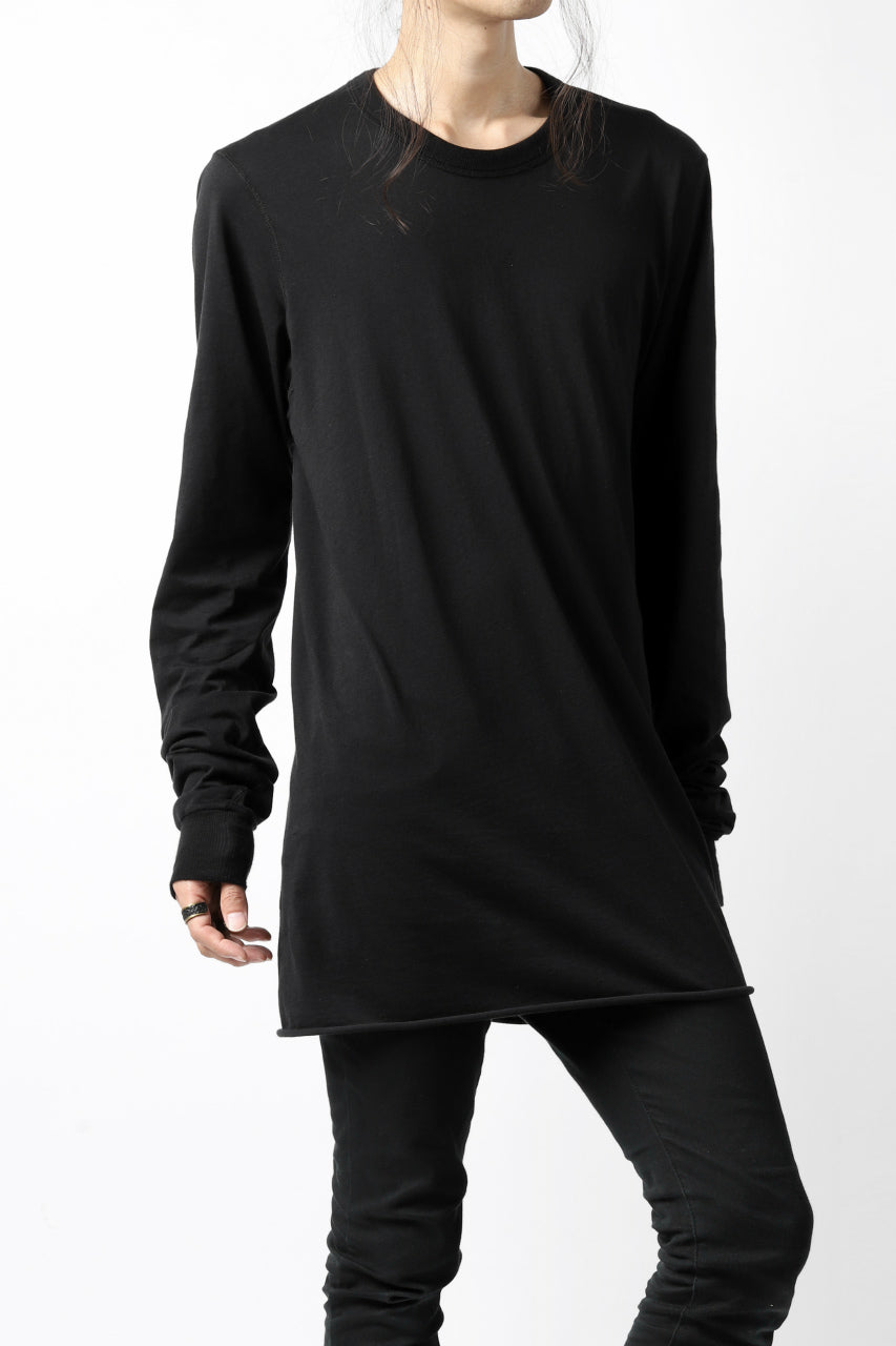 画像をギャラリービューアに読み込む, 11 BY BORIS BIDJAN SABERI LONG SLEEVE "LS1B-F-1101" (BLACK DYE)