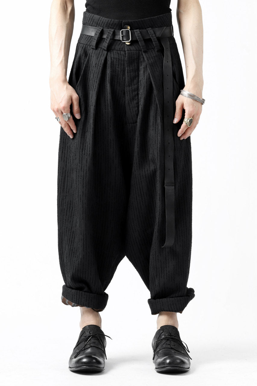 画像をギャラリービューアに読み込む, SOSNOVSKA exclusive CLOWN STYLE PANTS (BLACK STRIPE)