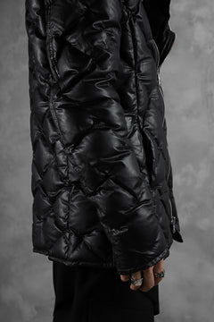 画像をギャラリービューアに読み込む, ISAMU KATAYAMA BACKLASH HOODED DOWN JACKET / KANGAROO + POLISH WHITE GOOSE (BLACK)