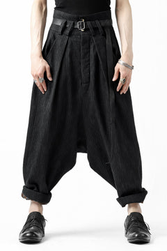 画像をギャラリービューアに読み込む, SOSNOVSKA exclusive CLOWN STYLE PANTS (BLACK STRIPE)