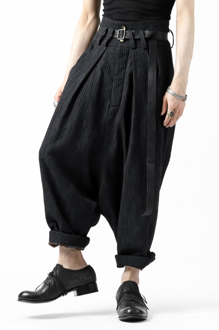 画像をギャラリービューアに読み込む, SOSNOVSKA exclusive CLOWN STYLE PANTS (BLACK STRIPE)