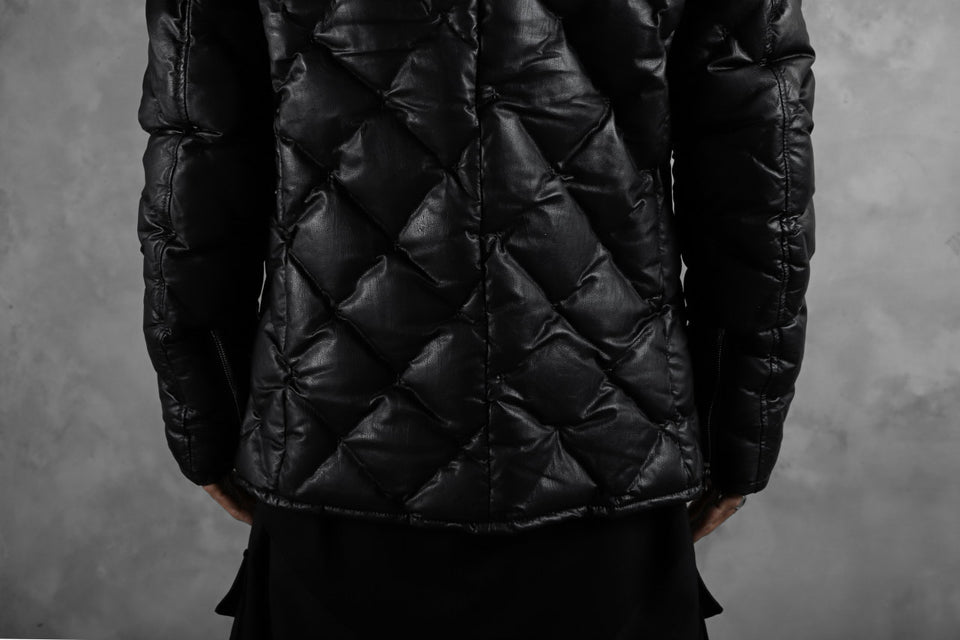 画像をギャラリービューアに読み込む, ISAMU KATAYAMA BACKLASH HOODED DOWN JACKET / KANGAROO + POLISH WHITE GOOSE (BLACK)