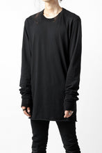 画像をギャラリービューアに読み込む, 11 BY BORIS BIDJAN SABERI LONG SLEEVE "LS1B-F-1101" (BLACK DYE)