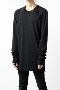 画像をギャラリービューアに読み込む, 11 BY BORIS BIDJAN SABERI LONG SLEEVE "LS1B-F-1101" (BLACK DYE)