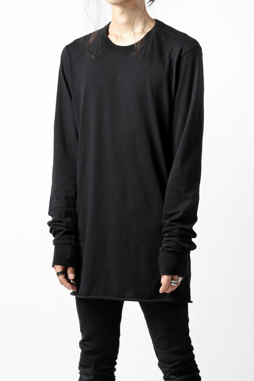 画像をギャラリービューアに読み込む, 11 BY BORIS BIDJAN SABERI LONG SLEEVE "LS1B-F-1101" (BLACK DYE)