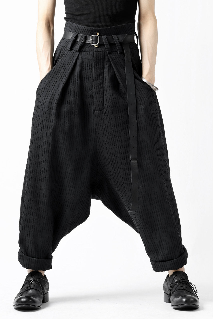 画像をギャラリービューアに読み込む, SOSNOVSKA exclusive CLOWN STYLE PANTS (BLACK STRIPE)