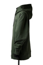 画像をギャラリービューアに読み込む, Y-3 Yohji Yamamoto CLASSIC CHEST LOGO HOODIE PARKA / FRENCH TERRY (GREEN)