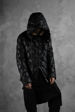 画像をギャラリービューアに読み込む, ISAMU KATAYAMA BACKLASH HOODED DOWN JACKET / KANGAROO + POLISH WHITE GOOSE (BLACK)