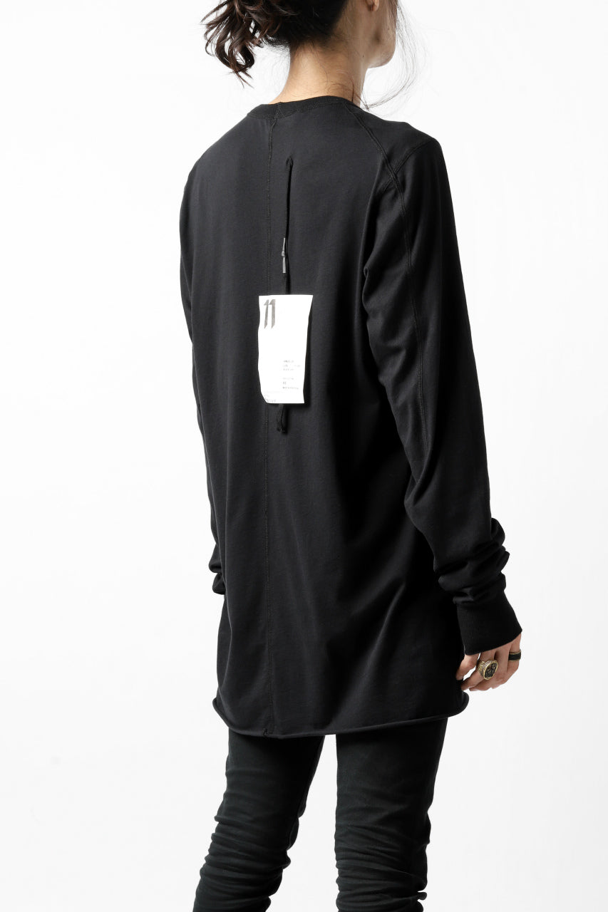 画像をギャラリービューアに読み込む, 11 BY BORIS BIDJAN SABERI LONG SLEEVE "LS1B-F-1101" (BLACK DYE)