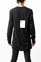 画像をギャラリービューアに読み込む, 11 BY BORIS BIDJAN SABERI LONG SLEEVE "LS1B-F-1101" (BLACK DYE)