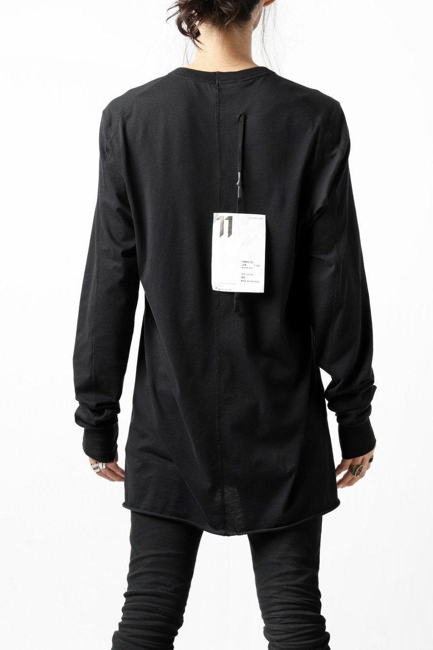 画像をギャラリービューアに読み込む, 11 BY BORIS BIDJAN SABERI LONG SLEEVE "LS1B-F-1101" (BLACK DYE)