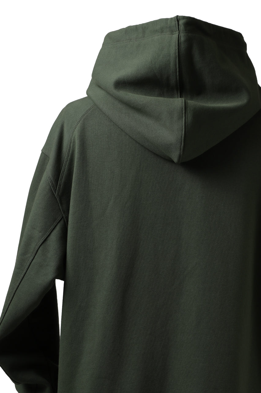画像をギャラリービューアに読み込む, Y-3 Yohji Yamamoto CLASSIC CHEST LOGO HOODIE PARKA / FRENCH TERRY (GREEN)