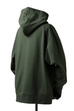 画像をギャラリービューアに読み込む, Y-3 Yohji Yamamoto CLASSIC CHEST LOGO HOODIE PARKA / FRENCH TERRY (GREEN)