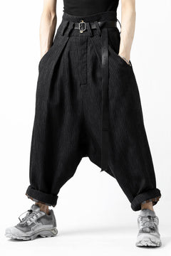 画像をギャラリービューアに読み込む, SOSNOVSKA exclusive CLOWN STYLE PANTS (BLACK STRIPE)
