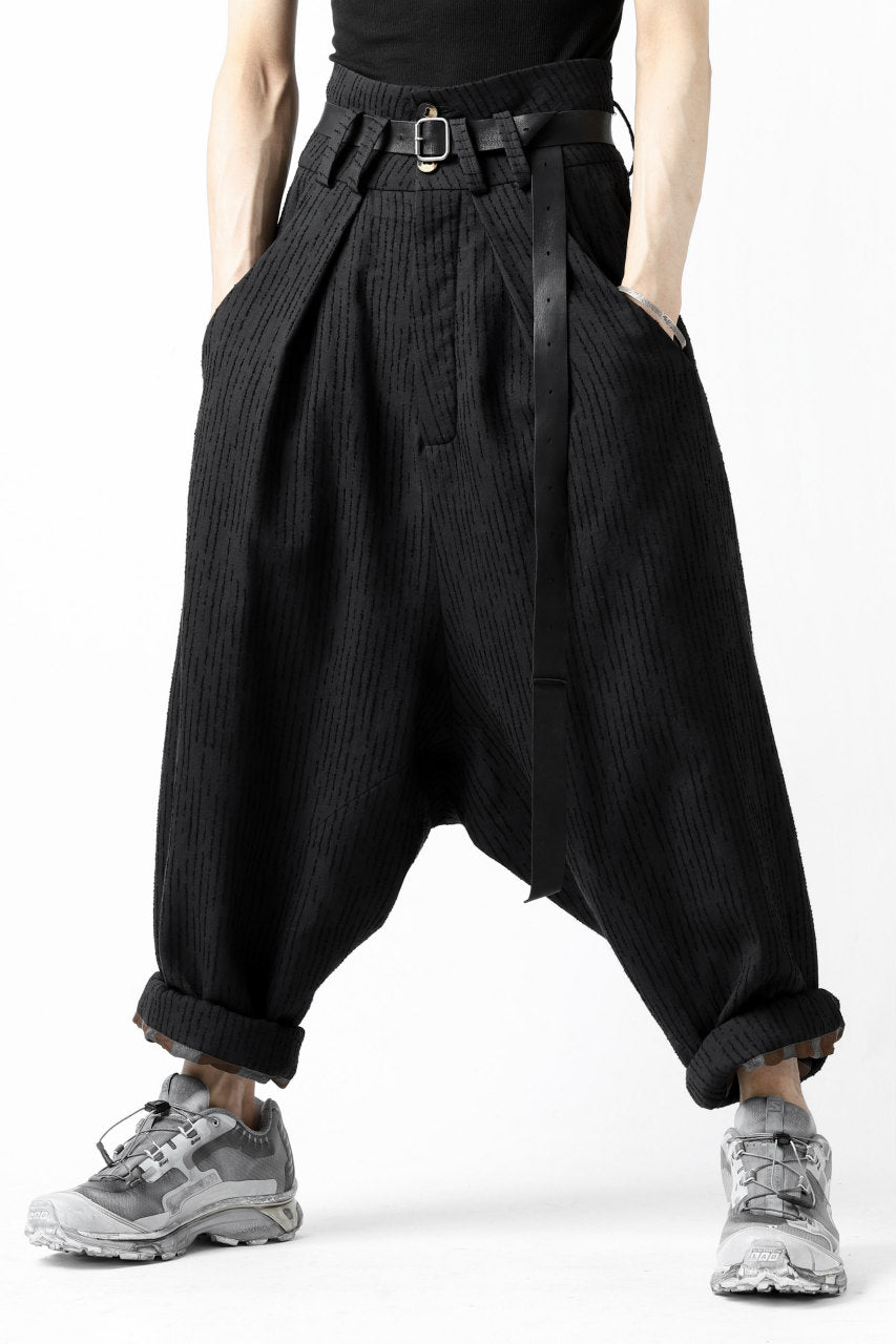 画像をギャラリービューアに読み込む, SOSNOVSKA exclusive CLOWN STYLE PANTS (BLACK STRIPE)