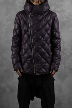 画像をギャラリービューアに読み込む, ISAMU KATAYAMA BACKLASH HOODED DOWN JACKET / KANGAROO + POLISH WHITE GOOSE (PURPLE)