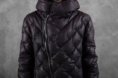 画像をギャラリービューアに読み込む, ISAMU KATAYAMA BACKLASH HOODED DOWN JACKET / KANGAROO + POLISH WHITE GOOSE (PURPLE)