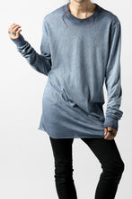 Load image into Gallery viewer, 11 BY BORIS BIDJAN SABERI LONG SLEEVE "LS1B-F-1101" (SYNTH BLUE)