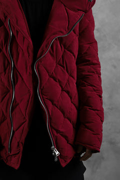 画像をギャラリービューアに読み込む, ISAMU KATAYAMA BACKLASH HOODED DOWN JACKET / KANGAROO REVERSE + POLISH WHITE GOOSE (RED)