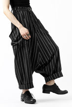 画像をギャラリービューアに読み込む, SOSNOVSKA exclusive LOADED POCKETS PANTS (BLACK × SILVER STRIPE)