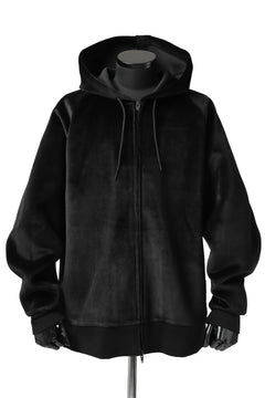 画像をギャラリービューアに読み込む, Y-3 Yohji Yamamoto FULL ZIP SQUARE HOODIE PARKA / VELVET SPACER (BLACK)