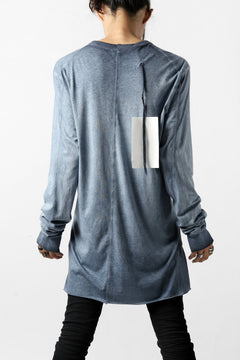 画像をギャラリービューアに読み込む, 11 BY BORIS BIDJAN SABERI LONG SLEEVE &quot;LS1B-F-1101&quot; (SYNTH BLUE)