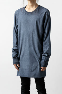 画像をギャラリービューアに読み込む, 11 BY BORIS BIDJAN SABERI LONG SLEEVE &quot;LS1B-F-1101&quot; (SYNTH BLUE)